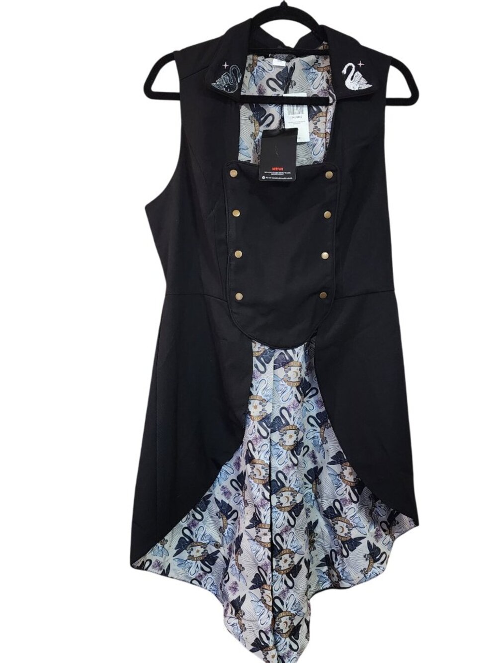 The School for Good and Evil Corset vest waist coat tails Womens Size XL